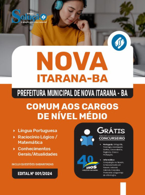Apostila Prefeitura de Nova Itarana - BA  - Comum aos Cargos de Nível Médio - Imagem 3