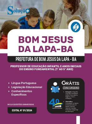 Apostila Prefeitura de Bom Jesus da Lapa - BA  - Professor de Educação Infantil e Anos Iniciais do Ensino Fundamental (1º ao 5º Ano) - Imagem 3