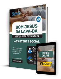 Capa Apostila Prefeitura de Bom Jesus da Lapa - BA  - Assistente Social