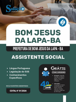 Apostila Prefeitura de Bom Jesus da Lapa - BA  - Assistente Social - Imagem 3
