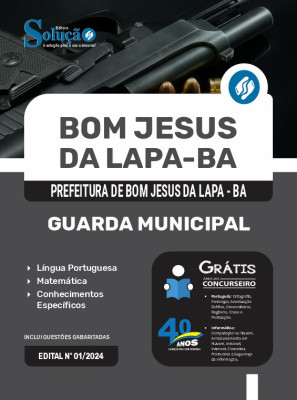Apostila Prefeitura de Bom Jesus da Lapa - BA  - Guarda Municipal - Imagem 3