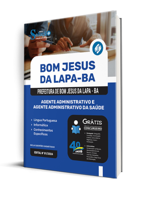 Apostila Prefeitura de Bom Jesus da Lapa - BA  - Agente Administrativo e Agente Administrativo da Saúde - Imagem 2