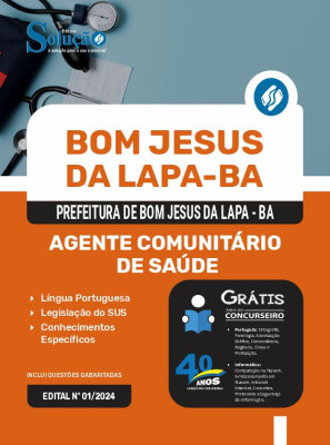 Apostila Prefeitura de Bom Jesus da Lapa - BA  - Agente Comunitário de Saúde - Imagem 3