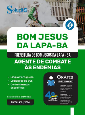 Apostila Prefeitura de Bom Jesus da Lapa - BA  - Agente de Combate às Endemias - Imagem 3