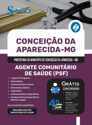 Apostila Prefeitura de Conceição da Aparecida - MG em PDF  - Agente Comunitário de Saúde (PSF) - Imagem 1
