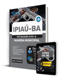 Capa Apostila Prefeitura de Ipiaú - BA  - Guarda Municipal