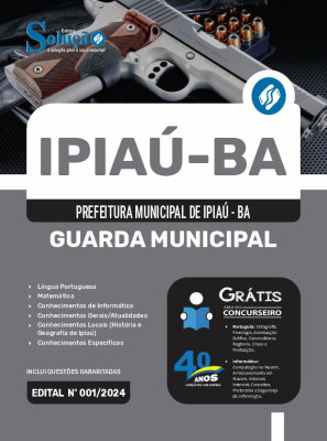 Apostila Prefeitura de Ipiaú - BA  - Guarda Municipal - Imagem 3