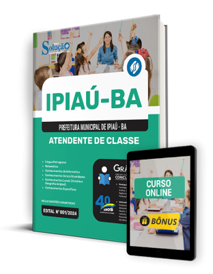 Apostila Prefeitura de Ipiaú - BA  - Atendente de Classe - Imagem 1