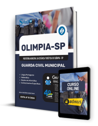 Capa Apostila Prefeitura de Olímpia - SP  - Guarda Civil Municipal
