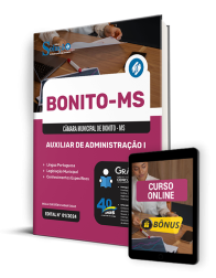 Capa Apostila Câmara de Bonito - MS  - Auxiliar de Administração I