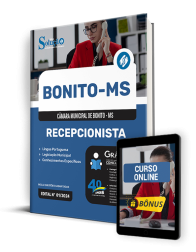 Capa Apostila Câmara de Bonito - MS  - Recepcionista