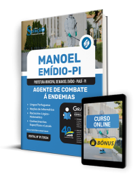 Capa Apostila Prefeitura de Manoel Emídio - PI  - Agente de Combate a Endemias