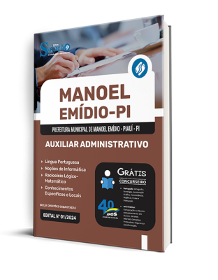 Apostila Prefeitura de Manoel Emídio - PI  - Auxiliar Administrativo - Imagem 2