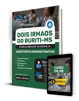 Apostila Prefeitura de Dois Irmãos do Buriti - MS  - Assistente Administrativo - Imagem 1