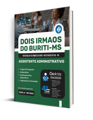 Apostila Prefeitura de Dois Irmãos do Buriti - MS  - Assistente Administrativo - Imagem 2