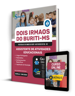 Apostila Prefeitura de Dois Irmãos do Buriti - MS  - Assistente de Atividades Educacionais - Imagem 1