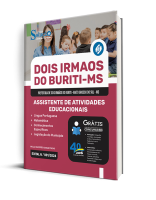 Apostila Prefeitura de Dois Irmãos do Buriti - MS  - Assistente de Atividades Educacionais - Imagem 2