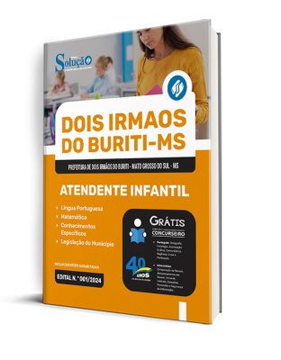 Apostila Prefeitura de Dois Irmãos do Buriti - MS  - Atendente Infantil - Imagem 2