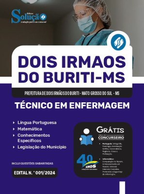Apostila Prefeitura de Dois Irmãos do Buriti - MS  - Técnico em Enfermagem - Imagem 3