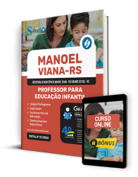 Capa Apostila Prefeitura de Manoel Viana - RS  - Professor para Educação Infantil
