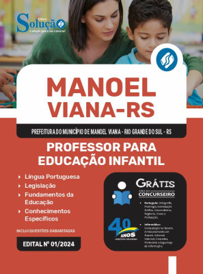 Apostila Prefeitura de Manoel Viana - RS  - Professor para Educação Infantil - Imagem 3