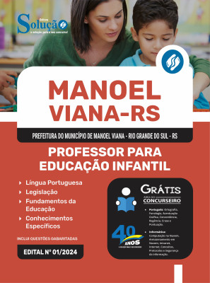 Apostila Prefeitura de Manoel Viana - RS em PDF  - Professor para Educação Infantil - Imagem 1