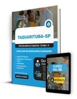 Apostila Prefeitura de Taquarituba - SP  - Auxiliar de Educador/Cuidador - Imagem 1