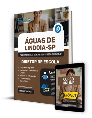 Apostila Prefeitura da Estância de Águas De Lindóia - SP  Diretor de Escola - Imagem 1