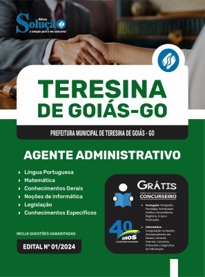 Apostila Prefeitura de Teresina - GO  - Agente Administrativo - Imagem 3