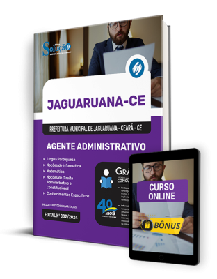 Apostila Prefeitura de Jaguaruana - CE  - Agente Administrativo - Imagem 1