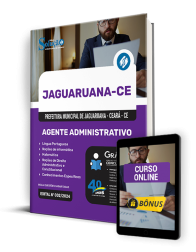 Capa Apostila Prefeitura de Jaguaruana - CE  - Agente Administrativo