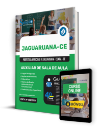 Capa Apostila Prefeitura de Jaguaruana - CE  - Auxiliar de Sala de Aula