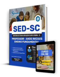 Capa Apostila SED SC  - Professor - Anos Iniciais Ensino Fundamental