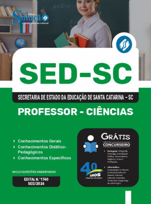Apostila SED-SC  - Professor - Ciências - Imagem 3