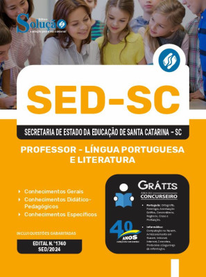 Apostila SED-SC em PDF  - Professor - Língua Portuguesa e Literatura - Imagem 1