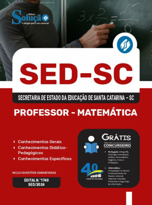Apostila SED-SC  - Professor - Matemática - Imagem 3