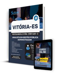 Capa Apostila Prefeitura de Vitória - ES  - Analista em Gestão Pública - Administrador