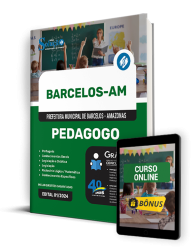 Capa Apostila Prefeitura de Barcelos - AM  - Pedagogo