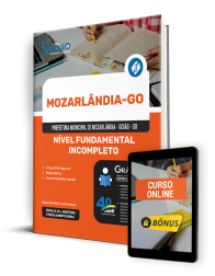 Capa Apostila Prefeitura de Mozarlândia - GO  - Nível Fundamental Incompleto