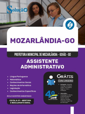 Apostila Prefeitura de Mozarlândia - GO  - Assistente Administrativo - Imagem 3