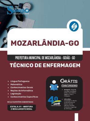 Apostila Prefeitura de Mozarlândia - GO em PDF  - Técnico de Enfermagem - Imagem 1