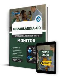Capa Apostila Prefeitura de Mozarlândia - GO  - Monitor