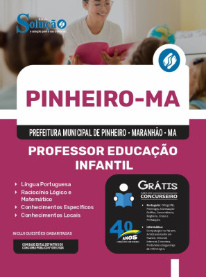 Apostila Prefeitura de Pinheiro - MA  - Professor Educação Infantil - Imagem 3