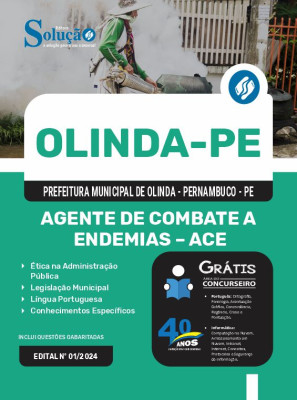 Apostila Prefeitura de Olinda - PE  - Agente de Combate a Endemias – ACE - Imagem 3