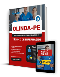 Capa Apostila Prefeitura de Olinda - PE  - Técnico de Enfermagem