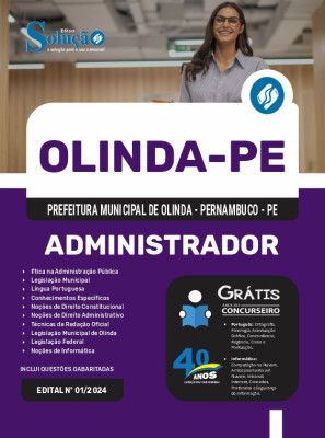 Apostila Prefeitura de Olinda - PE  - Administrador - Imagem 3