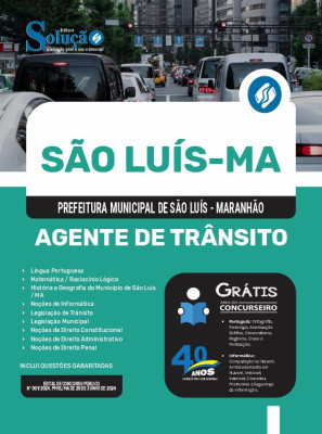 Apostila Prefeitura de São Luís - MA  - Agente de Trânsito - Imagem 3