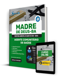 Capa Apostila Prefeitura de Madre de Deus - BA  - Agente Comunitário de Saúde