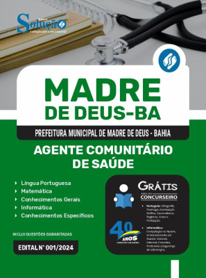 Apostila Prefeitura de Madre de Deus - BA  - Agente Comunitário de Saúde - Imagem 3