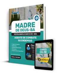 Capa Apostila Prefeitura de Madre de Deus - BA  - Agente de Combate às Endemias
